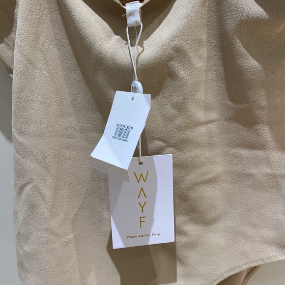 WAYF BNWT Cream Bodysuit - Picture 3 of 3